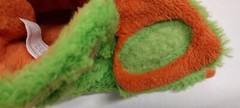 Boys Monster Shoes Neon Green Booties Faux Fur boots Size 9 – 10 Children’s USED