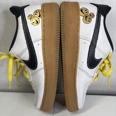 Nike Air Force 1 LV8 Go The Extra Smile White Black Gum Youth 7Y Sneakers Shoes