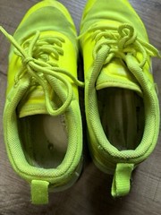 Nike Air Max Thea Flash Lime 2013 Green Lace Up Sneakers Kids 5.5