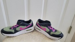 Nike Air Max SC Black Pink Lime White CZ5356-300 Youth Shoes Size 13.5C