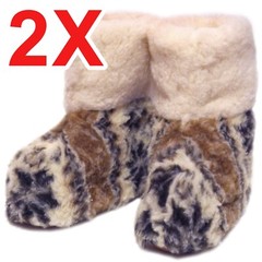 2X PAIRS WARMING SLIPPERS / Kids / Unisex / POCKMARKED / FREE SHIPPING!