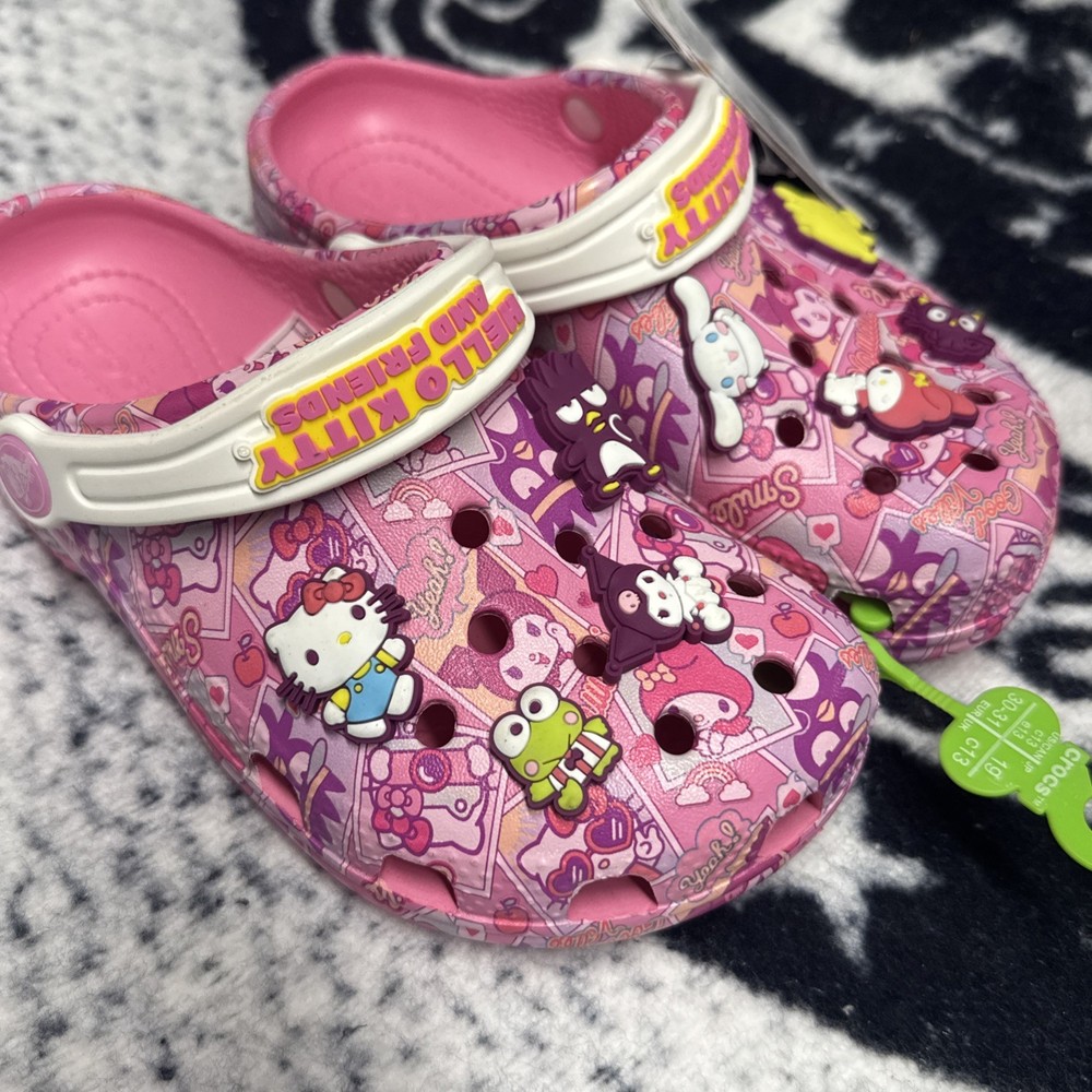crocs hello kitty and friends C13 Limited Edition.