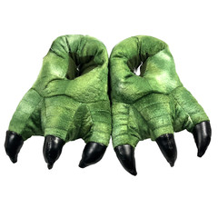 Dino Claw Dinosaur Plush Slippers for Children 1/2
