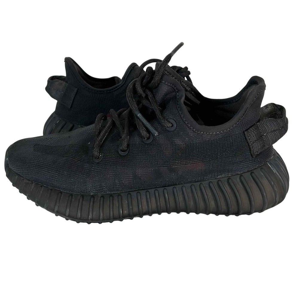 Adidas Yeezy Boost 350 V2 Mono Black GX3791 Mens 4.5 Womens 5.5 Sneakers