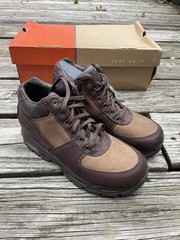 VTG Nike Air Max Goadome 311568-222 ACG Boots Baroque Brown Leather Size 3 Y