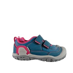 KEEN Knotch Hollow DS Blue Coral Pink Peacock Kids Size 13 Sneaker 1025895