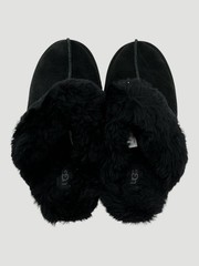 Ugg Disquette Big Kid’s Size 4 Black Slippers