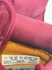 Timberland Waterproof Boots Premium Red Mono Size 10 Children. Clean Condition