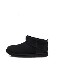 Little Kid’s UGG Classic Ultra Mini Black (1130750K-BLK)