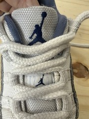 Jordan 11 Retro Low Shoes Kids Diffused Blue Basketball FV5116-104 Size 13C
