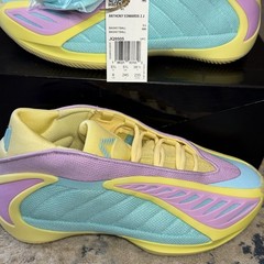 Adidas AE 2 J Easter GS Sz 6 Y Anthony Edwards 2 JQ9505 Pastel NBA New In Box