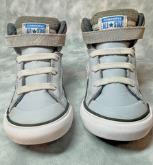 Converse All-Star Pro Blaze Strap High-Top Sneakers Gray Kids Size 8