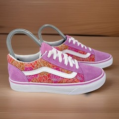 Vans Old Skool ROSE CAMO PINK FLORAL Sneaker Size 2.5 Kids