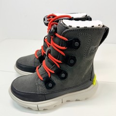 Sorel Explorer Lace Waterproof Insulated Winter Boots Little Kids Size 10 Black