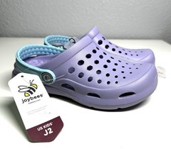 NWT Joybees Kids‘ Dylan Slip-On Clogs – Sky Blue/Lilac Purple US Kids Size 2