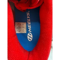Heelys Pro 20 Prints Red Checkered Skate Shoes Size 7 Youth Womens 8.5 Sneakers