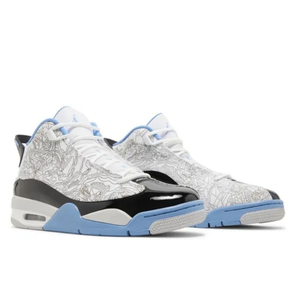 Nike Boys‘ Air Jordan Dub Zero Legend Blue Basketball Shoes Sneakers, Sz 6.5Y