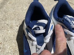 Nike Air Max Bolt, 2.5 Y, Blue White CW1627 400 FREE SHIP Minor Wear SEE PICKS
