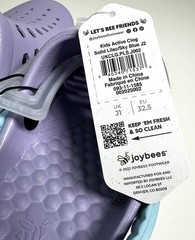 NWT Joybees Kids‘ Dylan Slip-On Clogs – Sky Blue/Lilac Purple US Kids Size 2