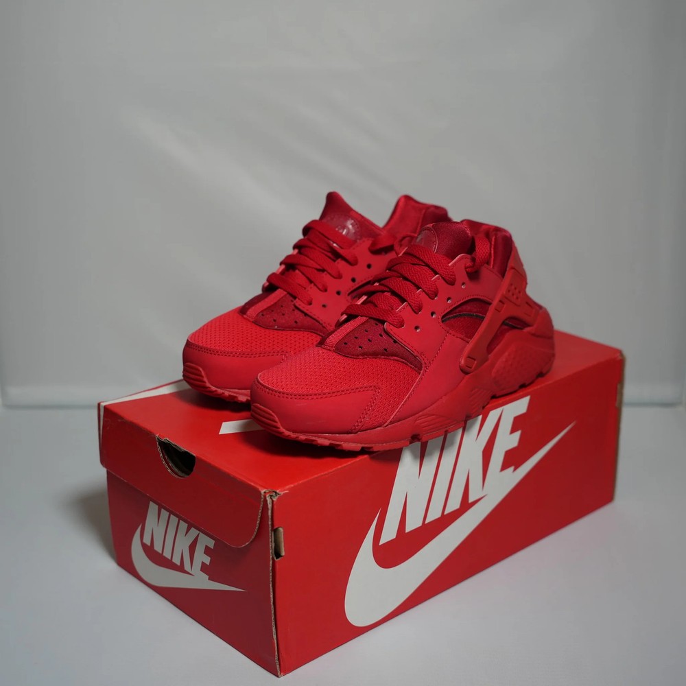 Nike Air Huarache Run GS University Red Sz 4.5Y Youth