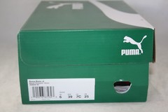 PUMA ROMA BASIC JUNIOR 354259 45 BLACK-TOREADOR-SILVER SIZE 7