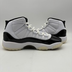Jordan 11 Retro DMP Gratitude White Black Gold Sneakers Size 5.5Y GS 378038-170