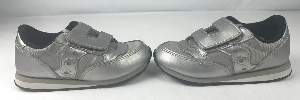 Kids 11 Saucony Jazz Silver