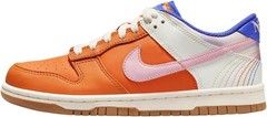 Big Kid’s Nike Dunk Low SE Safety Orange/Med Soft Pink (FN0600 801)