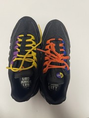 Nike Air Max 95 Sneakers Black/Yellow/Orange/Purple/Blue AT8505-001 US 6