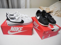 Size 7 (Y) – Nike Cortez Basic SL Low Black & White