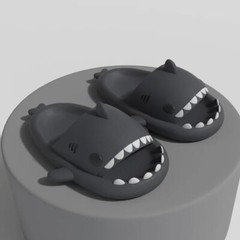 Kids Shoes Slippers Shark Flip Flops Soft Sole Cartoon Slipper Women Men