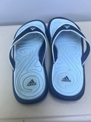 Adidas Big Kid Flip flops size 3