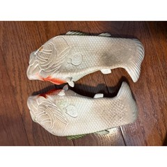 Coddies Fish Flip Flops Slides Green Bass Fish Shoes Novelty Sandals Size 38/39