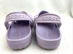 Crocs Unisex Kids Classic Clogs Lavender Size J1 w/Bulldog & Doughnut Jibbitz