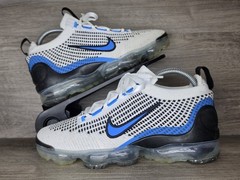 Nike Air Vapormax 2021 Flyknit White Blue DB1550-101 GS 6.5Y/Women’s 8 Pre-loved