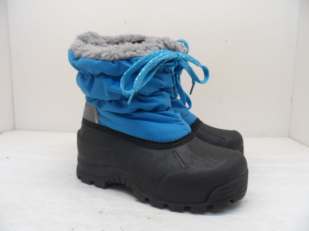 Northside Kid’s Insulated Winter Boots Blue Black Size 2