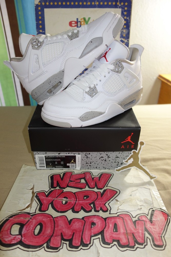 Air Jordan 4 Retro (GS) „2021 White Oreo“ Wh/Fire Red-Tech Grey-Black DJ4699 100
