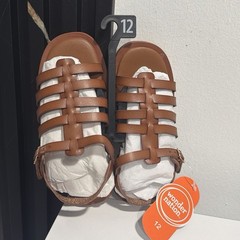 brown kids sandals