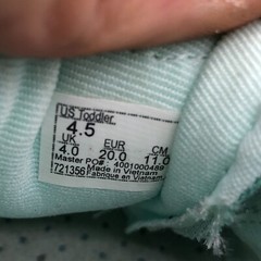 Vans ComfyCush Old Skool V Strap Autism Awareness Collection Toddler Size 4.5