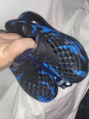 Rugged Shark Kids Size 1 Black/blue Multicolor Clog Water Shoe No Tags