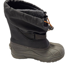 Columbia Kids Powderbug Plus II Winter Snow Boots Khaki Size 4