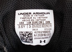 NEW Size 3.5Y Solid Black Under Armour Boys Grade School Assert 10 Shoes Kids