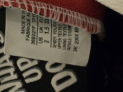 CONVERSE All Star Chuck Taylor Red Bugs Bunny Looney Tunes High Top Kids Size 2