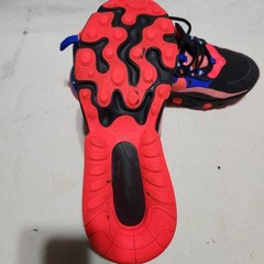 Size 6 – Nike Air Max 270 React Low Black Crimson Blue