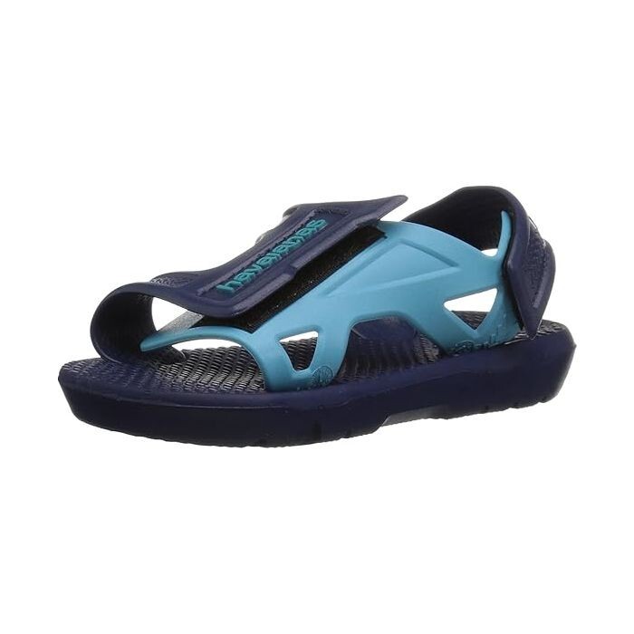NEW Havaianas Kid Move Navy Blue Adjustable Slide Sling Back Water Shoe Sandals