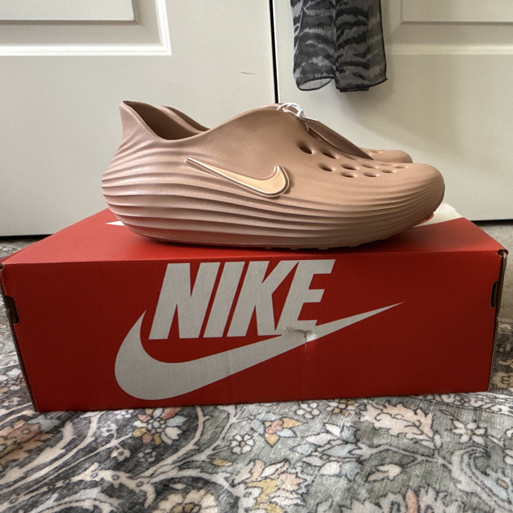 Nike ReactX Rejuven8 (GS) Slip-On Clog Rose Gold Youth 5Y EU 37.5 IF1746 602