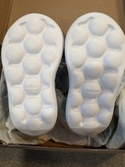 adidas Bubblecomfy I Sneaker Black White Slip-On Unisex Kids 8K BNWT AT-5/91