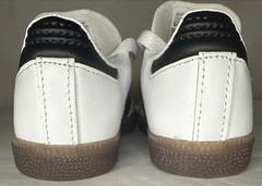 Adidas Samba J Kids Unisex Boys Girls Indoor Soccer Shoes White Black Size 8 K