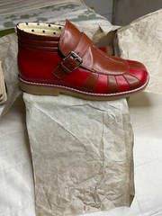 🤎❤️Authentic Gucci Kids Red and Brown Bootie Size EU 32🤎❤️