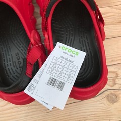 Crocs Echo Clog Red & Black Select-a-Size